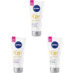 NIVEA Q10 Plus Gel-Crème Fermeté + Cellulite (1 x 200 ml), Gel raffermissant au Q10 et extrait de lotus, Soin anticellulite pour une peau plus tonique (Lot de 3)