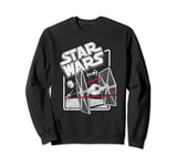 Star Wars Tie Fighter Super Retro Fluorescent Logo Sweatshirt