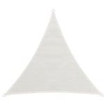 Windhager Voile d'ombrage Capri | Blanc | Triangulaire | Tissu HDPE | 4 x 4 x 4 m, 225 g/m² | Protection Solaire pour terrasse, Balcon ou Piscine | Corde de Fixation Incluse | indéchirable, Lavable