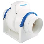 Vent Axia ACM100T In-line Mixed Flow Fan with Overrun Timer