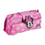 CERDÁ LIFE'S LITTLE MOMENTS - Trousse Scolaire 3 Compartiments pour Fille de Minnie Mouse |Il pourra Transporter Tout Le Matériel Scolaire - Licence Officielle Disney, 2700000305, Multicolore