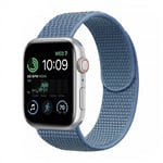 Nylon armbånd Apple Watch SE 2022 (44mm) - Cape cod blue