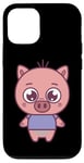 Coque pour iPhone 12/12 Pro Cute Piglet - Baby Pig - Classic