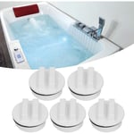 5 pièces Bouchon d'hiver pour Piscine, Bouchon de Retour de Piscine 1 1/2' Bouchons de Tuyau de Piscine fileté avec Joint torique pour Les Piscines