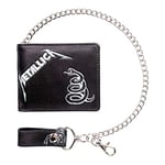 Nemesis Now Officially licensed Metallica Black Album Wallet with Chain,11cm