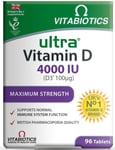 Vitabiotics Ultra Vitamin D3 4000 IU - 96 Tablets