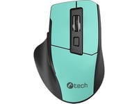 C-Tech Mouse C-Tech Ergo Mus Wlm-05, Trådlös, 1600Dpi, 6 Knappar, Usb Nano Mottagare, Mint