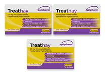 3x Treathay Hayfever Relief | 30 Tablets | Fexofenadine 120mg | ALLERGY