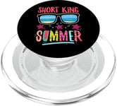 Short King Summer Father's Day Summertime Vacation Trip PopSockets PopGrip for MagSafe