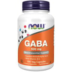 NOW Gaba 500 mg Kapslar 100 st