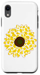 iPhone XR yellow cow print pattern - flower yellow Cow Pattern women Case