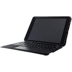 Otterbox Coque UnlmitED Keyboard pour iPad 10,2" (7e gen / 8e gen / 9e gen), Antichoc, protection avec clavier UK-ANGLAIS, testé selon les normes militaires, Noir/Transparent, Livré Sans Emballage