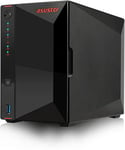 asustor asustor nimbustor 2 as5202t - nas-server - 0 gb noir