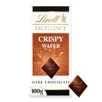 Lindt EXCELLENCE Dark Crispy Wafer bar 100g