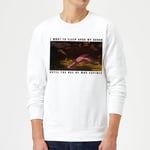 Rick and Morty I Want To Sleep Upon My Hoard Sweatshirt - White - M - Blanc