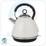 EGL Stylish Cream Pyramid Kettle Family Size 1.7L - 2200W Dry Boil Protection