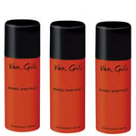 Van Gils - 3x Basic Instinct Deodorant Spray 150 ml