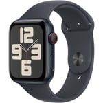 Apple Watch SE 44mm Midnight Aluminium Case GPS + Cellular Sport Band (M/L) [2024]