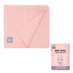 PROTECHT DRYPLUS Serviette à Cheveux en Microfibre - Rose