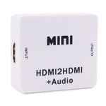 HDMI To HDMI Converter + Audio, Supports 1080P 60Hz HVJ1