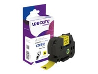 Wecare Connect - Gul - Rulle ( 2,4 Cm X 8 M) 1 Kassett(Er) Etiketttejp - För Brother Pt-D600  P-Touch Pt-1880, D450, D800, E550, E800, P900, P950  P-Touch Edge Pt-P750