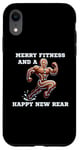 iPhone XR Merry Fitness Happy New Rear Workout Christmas Cookie Case