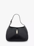 Pre-loved GUCCI Jackie Leather Shoulder Bag, Black