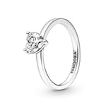 Pandora Sparkling Heart Solitaire sormus 191165C01