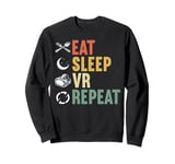 Virtual Reality Athlete Funny VR Gamer Console Headset Sweatshirt