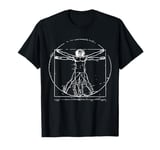 The Vitruvian Man inspired by Leonardo da Vinci T-Shirt