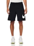 Nike M NSW Club Short BB GX Sport Homme, Black/White/(White), FR : 4XL (Taille Fabricant : 4XL)