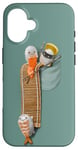 Coque pour iPhone 16 Sushi Ninja se lance dans une mission de sauvetage depuis Pocket