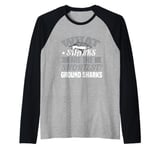 What Sharks Are The Shortest? Ground Sharks Raglan Baseball Tee