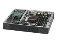 Supermicro Superserver E300-8D - Server - Mini-1U 1-Vägs - 1 X Xeon D-1518 Upp Till - Ram 0 Gb - Ingen Hdd - Ast2400 - Gigabit Ethernet, 10 Gigabit Ethernet - Inget Os - Skärm: Ingen - Svart