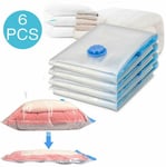 STRONG VACUUM STORAGE BAG SPACE SAVINGS SPACE SAVER BAGS VACUM BAG VACCUM 6PCS