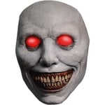 Läskig rödögd Halloween-mask - Lysande mask med röda lysdioder istället för ögon - Premiumkvalitet i naturgummi - Originell förklädnad för Halloween och maskeradfest