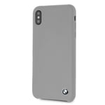 BMW Coque arri�re rigide pour Apple iPhone XS Max - Gris