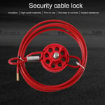 Cable Lock Kit Adjustable Insulation Universal For Valve Red Energy Isolat GFL