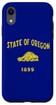 iPhone XR STATE FLAG OF OREGON -- THE BEAVER STATE PORTLAND Case