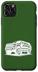 Coque pour iPhone 11 Pro Max #snirt Coque de protection à capuche pour véhicule tout-terrain Motif SUV