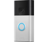 RING Battery Video Doorbell (3rd Gen) - Satin Nickel, Silver/Grey