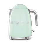 SMEG Bouilloire 1.7L 7 Tasses Arrêt Automatique Design année 50 Vert d'eau