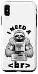 Coque pour iPhone XS Max I Need A Break Computer Code Programmation humoristique Paresseux