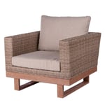 Havesofa Patsy 88 x 89 x 64,50 cm Træ Rattan