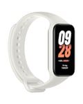 Xiaomi Smart Band 9 Active - Bracelet Connecté avec Écran AMOLED, Suivi d'Activité et de Santé, Résistant à l'eau 5 ATM, Autonomie Longue Durée - Beige Blanc