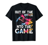 Out of the Office Into the Game Paintball T-Shirt