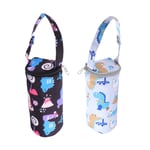 2 Pcs Feeder Thermal Bag Baby Bottle Warmer Cooler Infant Travel Milk