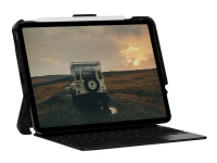 UAG Rugged Case iPad Pro 11-inch (3rd Gen, 2021) (Requires use of Smart Keyboard) - Scout Black - Baksidesskydd för surfplatta/tangentbord - robust - termoplastisk polyuretan (TPU) - svart - 11 - för Apple 11-inch iPad Pro (3:e generationen)