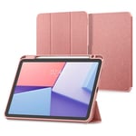 iPad Air 11" (2024) Spigen Urban Fit Tyg Fodral m. Pennhållare - Rose Gold