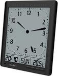 Youshiko Radio Control ( UK Version ) Digital Analog Style Silent Wall Clock